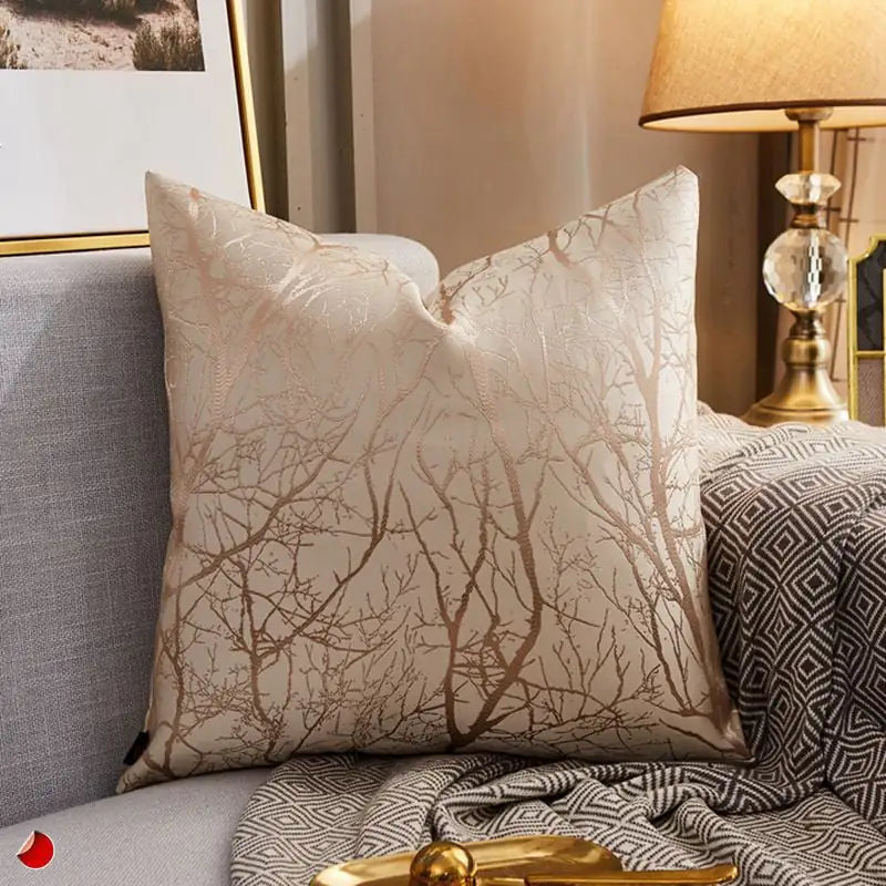 Luxury Modern Lightweight Silk Satin Sofa Cushion Cover