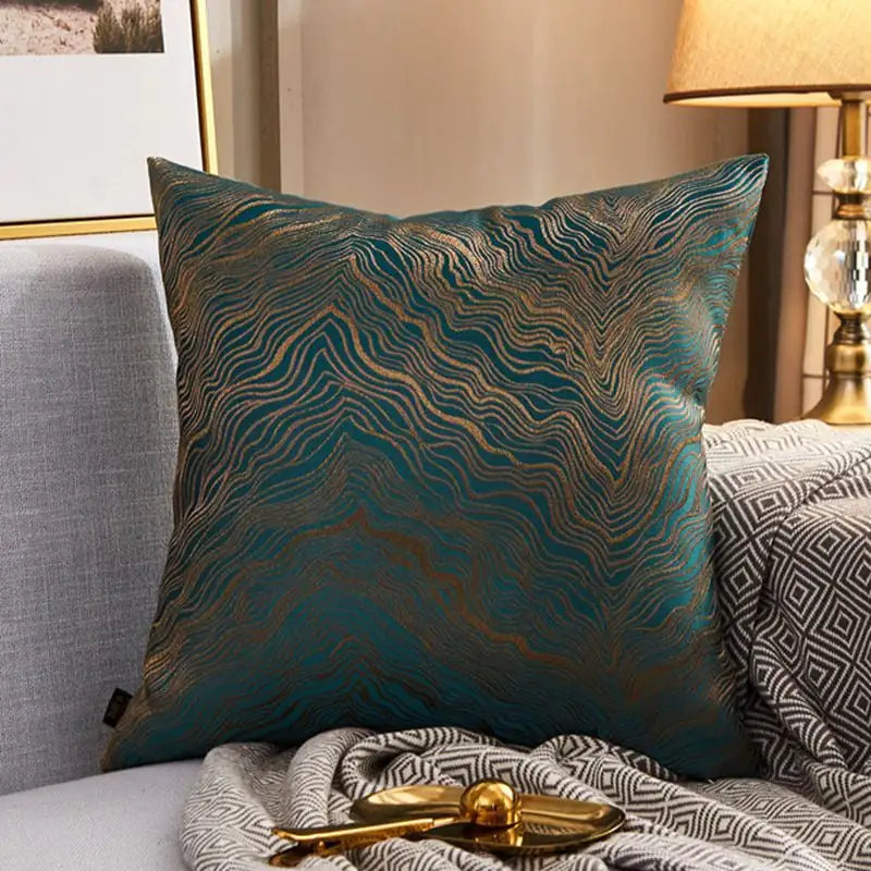 Luxury Modern Lightweight Silk Satin Sofa Cushion Cover